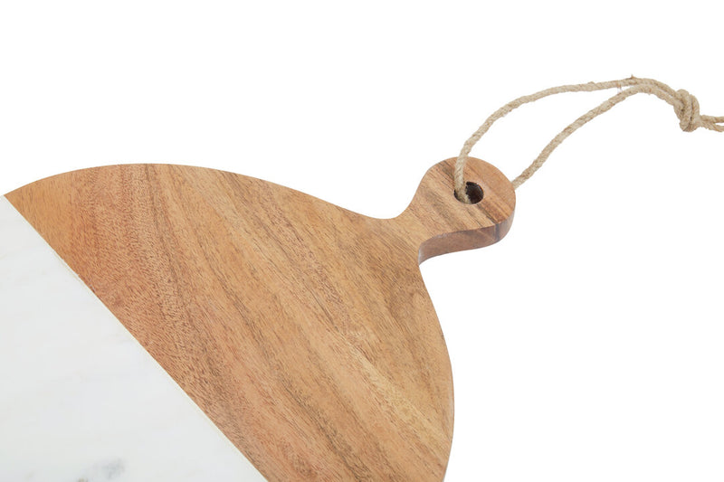Monzaro Small Marble And Acacia Wood Paddle Board