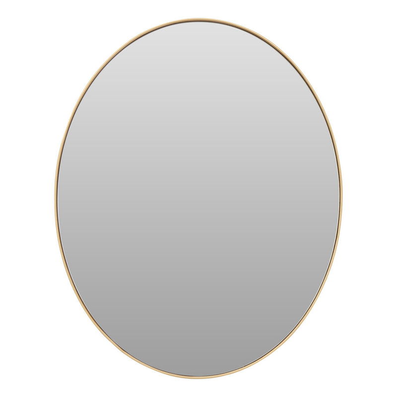 Helen Large Gold Finish Oval Wall Mirror