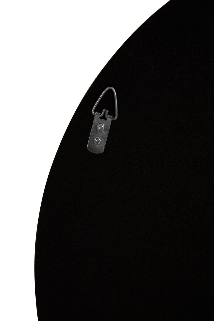 Athena Medium Round Wall Mirror With Gold Frame