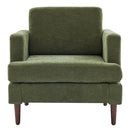 Livingandhome Minimalist Mid-Century Accent Armchair
