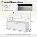185L Patio Storage Bench