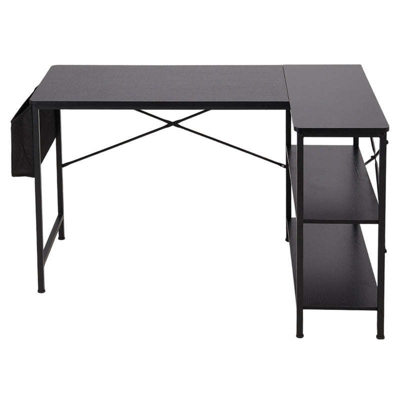 Livingandhome L-Shaped Office Desk with Storage