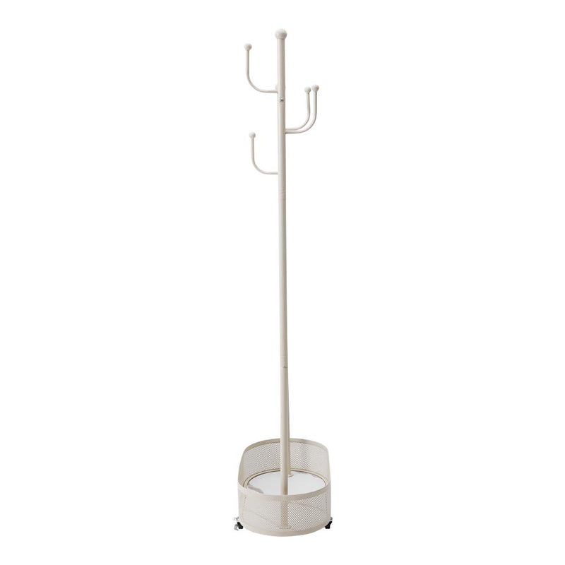 Livingandhome Compact Clothing Rack with Basket