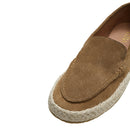 Slip-on Suede Loafers - Tan