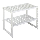 Lifeideas 2-Tier Adjustable Under Sink Storage Rack