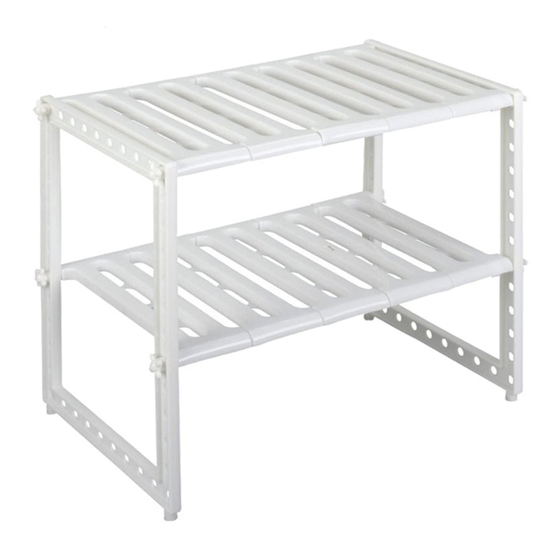 Lifeideas 2-Tier Adjustable Under Sink Storage Rack
