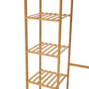 Lifeideas Wooden Clothes Rack with Hooks and Drawer