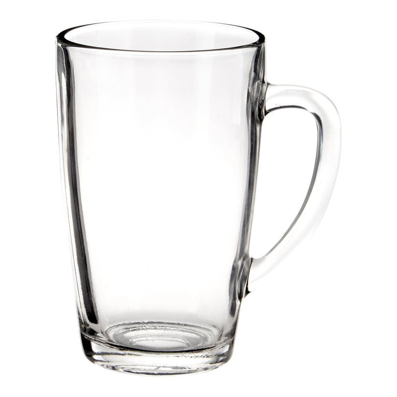 Euri Clear Tall Glass Mugs Set Of 4