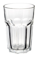 Euri Set Of Four Clear Glass Tumblers 500ml