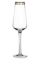 Set Of Four Charleston Champagne Glasses