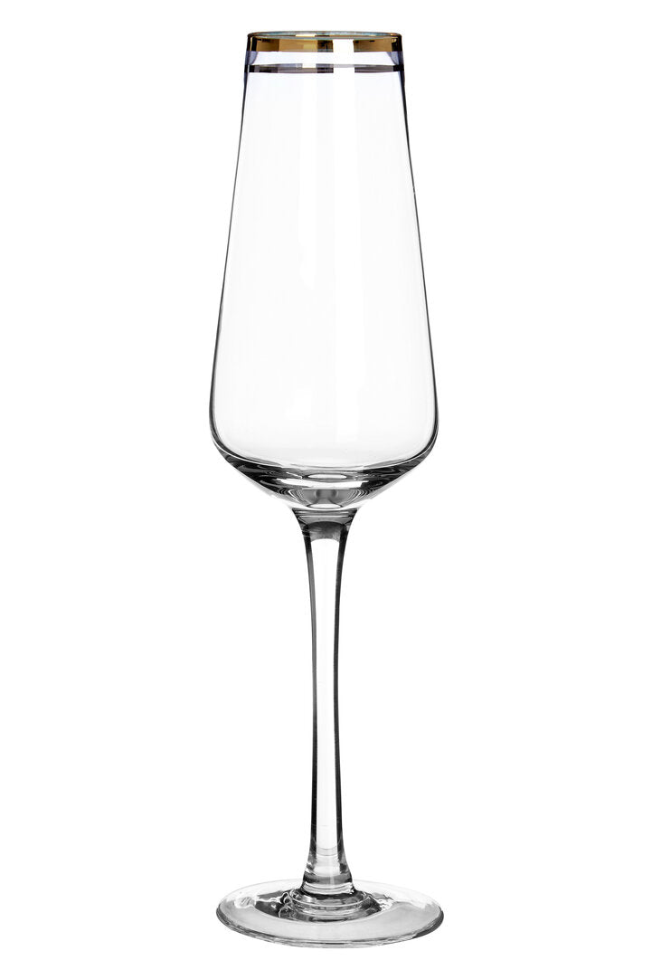 Set Of Four Charleston Champagne Glasses