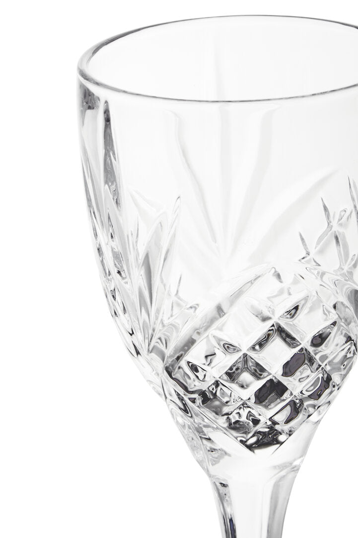 Beaufort Crystal Wine Glasses Set Of Four