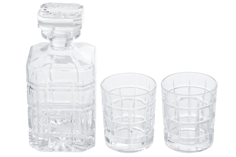 Auclair Decanter With Two Tumblers