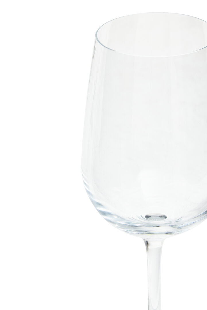 Ada Set of Four Crystal Wine Glasses