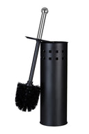 Indy Matt Black Square Design Toilet Brush Holder