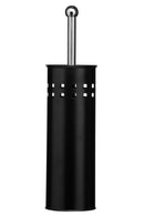 Indy Matt Black Square Design Toilet Brush Holder