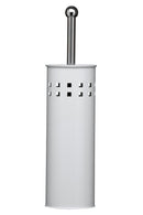 Indy White Square Design Toilet Brush