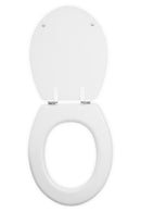 Brooks Matte White Toilet Seat