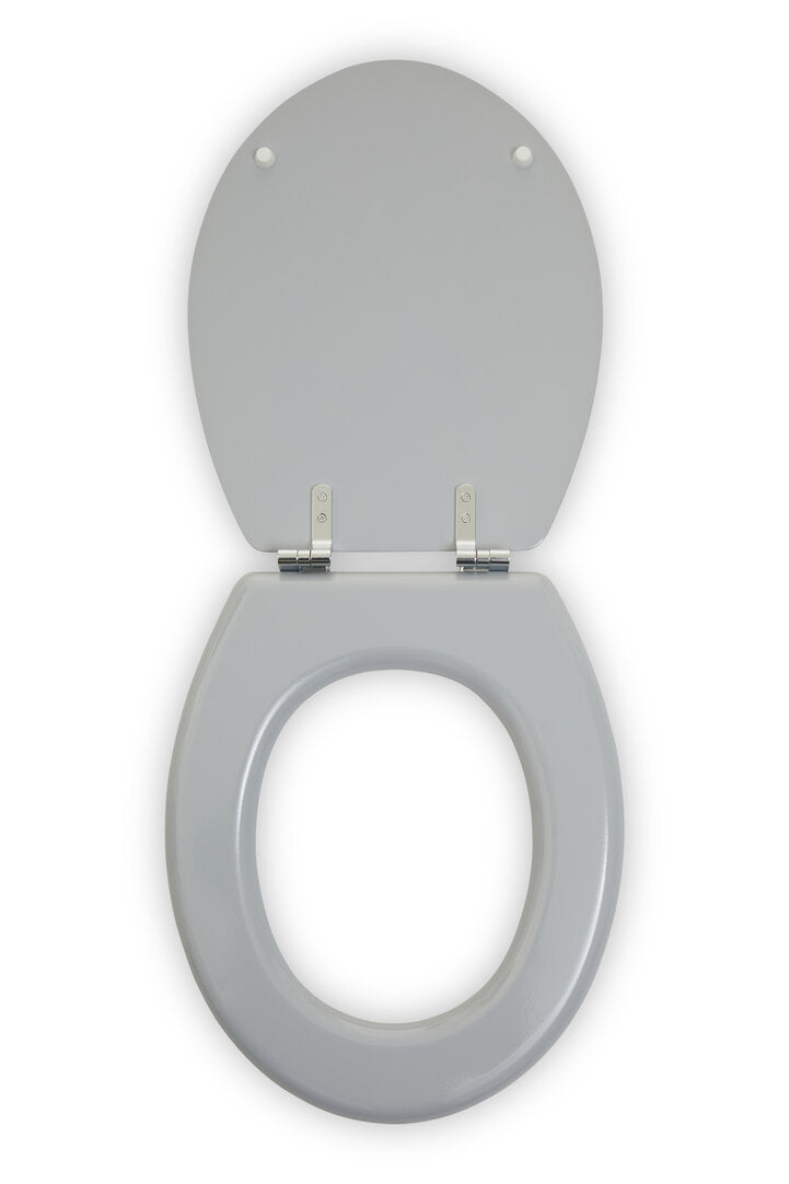 Brooks Matte Grey Toilet Seat