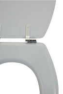 Brooks Grey Panel Effect Toilet Seat