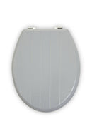 Brooks Grey Panel Effect Toilet Seat
