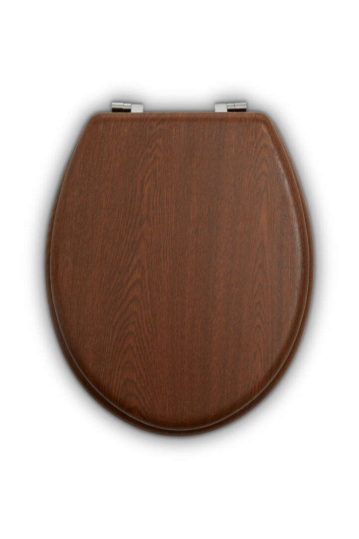 Brooks Dark Oak Toilet Seat