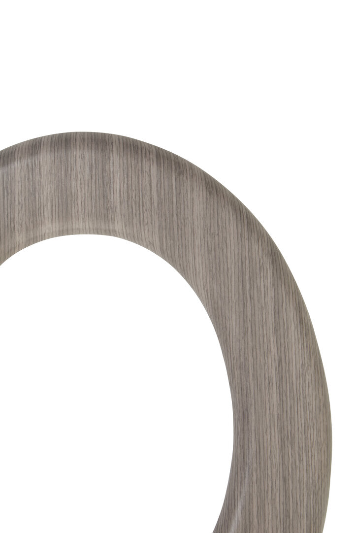 Brooks Grey Wood Toilet Seat
