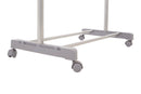 Ralesi Grey and Chrome Finish Clothes Hanging Rail With Wheels