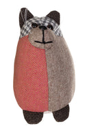 Heritage Small Brown Cat Door Stop