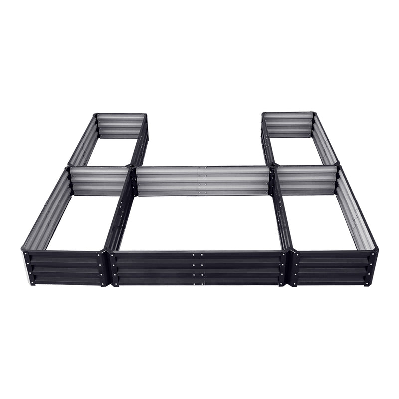 Breeins U-shaped Raised Garden Bed With 5 Compartments