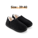 Non-Slip Fluffy Winter Slippers - Black