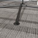 Outsunny Hammock Chair Stand Metal Frame Hammock Stand Only with Chian, Black