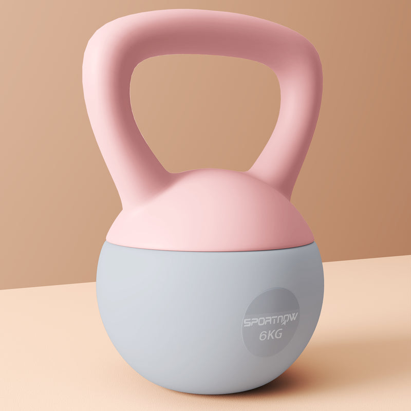 SPORTNOW 6KG Kettlebell w/ Soft Body, Non-Slip Handle