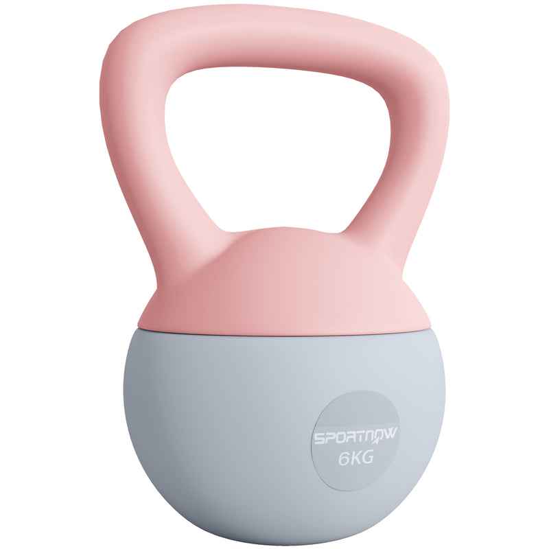 SPORTNOW 6KG Kettlebell w/ Soft Body, Non-Slip Handle