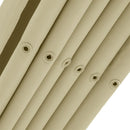 Outsunny Metal Pergola with Retractable Awning 3.5x3.5m - Cream