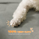 PawHut Dog Sofa Bed, Cat Sofa with Backrest, Armrest, for Small Dogs