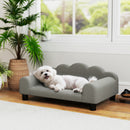 PawHut Dog Sofa Bed, Cat Sofa with Backrest, Armrest, for Small Dogs