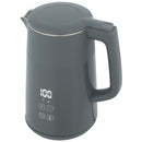 HOMCOM 1.7L Fast Boil 3000W Electric Kettle With LED Display, Grey