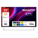 SHARP 32HE2245KW 32 Inch HD TiVo White Smart TV
