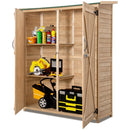 2-Door Waterproof Lockable Outdoor Storage Shed