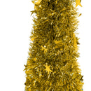 Lifeideas Collapsible 1.2M Pop Up Tinsel Christmas Tree With Base