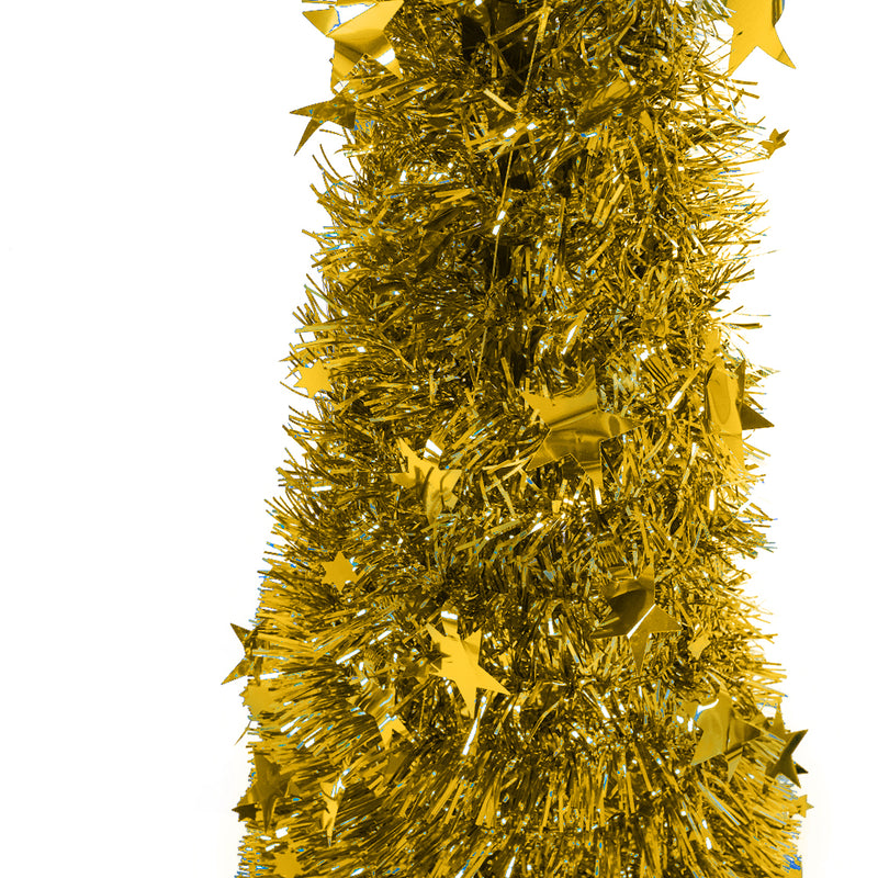 Lifeideas Collapsible 1.2M Pop Up Tinsel Christmas Tree With Base
