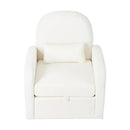 Swivel Chenille Upholstered Single Sofa Armchair