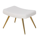 Livingandhome Accent Chair with Footstool Set