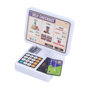 Kidkid 46PCS Kids Mini Supermarket Playset With Cash Register Scanner