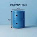 Lifeideas 2-Tier Round Storage Drawer Unit