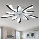 Cottonfy UK Creative Irregular Shape Ceiling Fan Light