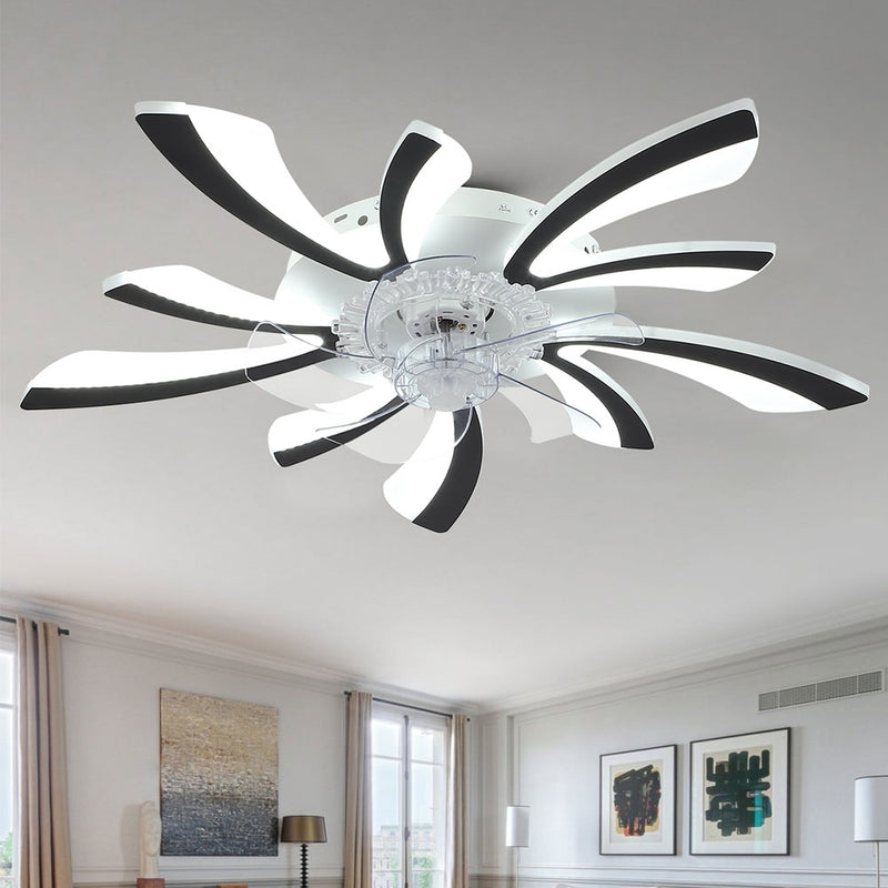 Cottonfy UK Creative Irregular Shape Ceiling Fan Light
