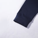 Casual Quarter Zip Turn Down Collar Long Sleeve Polo Shirt