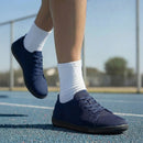 Wide Fit Trainers Comfortable Running Trainers - Navy